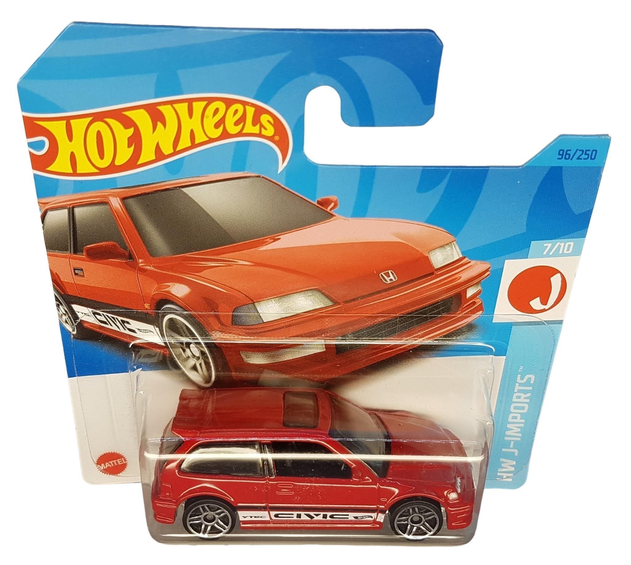 Hot Wheels - '90 Honda Civic EF - HW J-Imports 7/10 - HKJ16